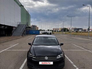 2019 Volkswagen Polo V Рестайлинг, чёрный, 1470000 рублей, вид 2