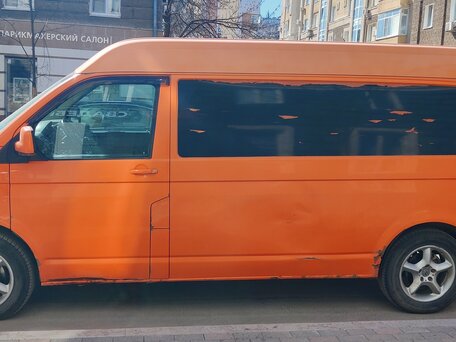 2007 Volkswagen Transporter, оранжевый, 600000 рублей, вид 4
