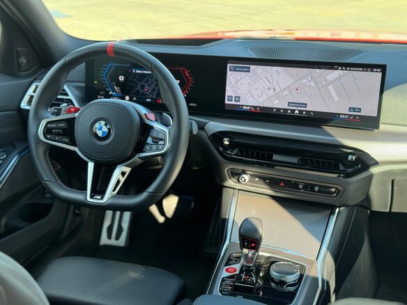 2025 BMW M3 Competition Package VI (G80) Рестайлинг, оранжевый - вид 8