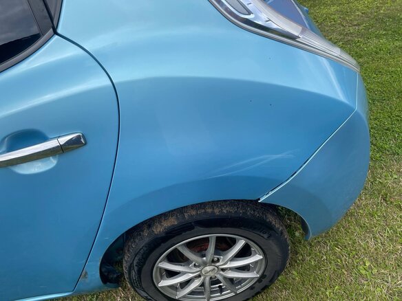 2016 Nissan Leaf 30kWh I (ZE0/AZE0), синий - вид 8