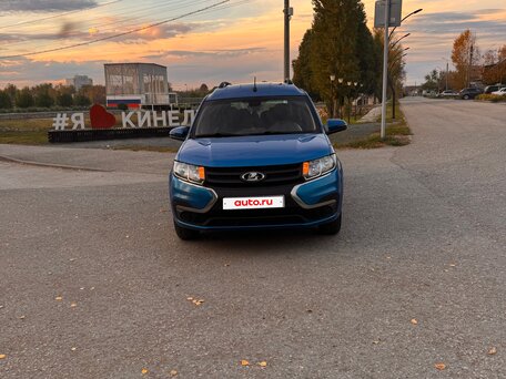2021 Lada (ВАЗ) Largus I Рестайлинг, синий, 1055000 рублей, вид 2
