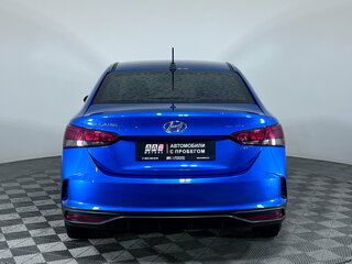 2021 Hyundai Solaris II Рестайлинг, синий, 1550000 рублей, вид 5