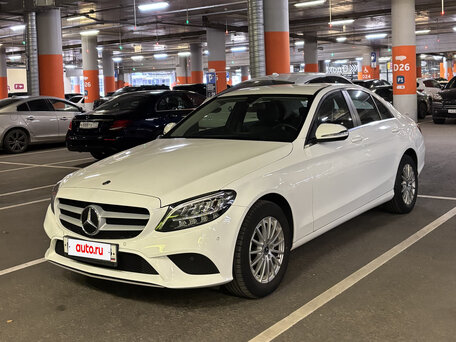 2019 Mercedes-Benz C-Класс 180 IV (W205) Рестайлинг, белый, 2900000 рублей, вид 1