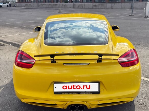 2014 Porsche Cayman II (981), жёлтый, 4900000 рублей - вид 5