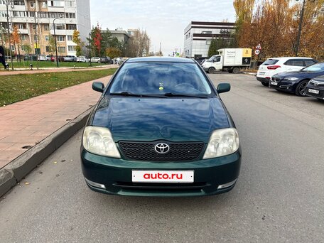 2003 Toyota Corolla IX (E120, E130), зелёный, 370000 рублей, вид 1