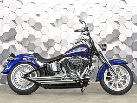 2007 Harley-Davidson Fat Boy, синий, 899000 рублей, вид 3