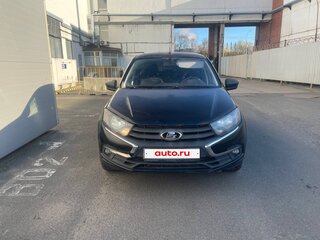 2018 Lada (ВАЗ) Granta I Рестайлинг, чёрный, 415000 рублей, вид 2