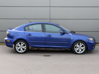 2008 Mazda 3 I (BK) Рестайлинг, синий, 398000 рублей, вид 4