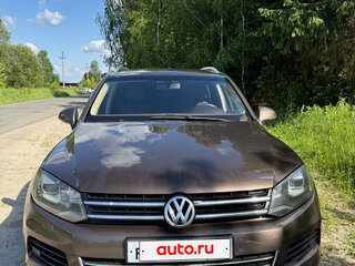 2012 Volkswagen Touareg II, коричневый, 1469000 рублей, вид 2