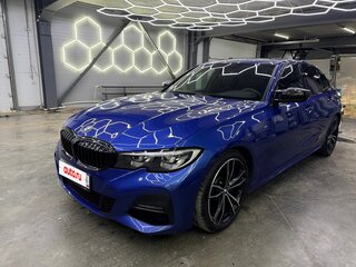 2019 BMW 3 серии 320d VII (G2x), синий, 3300000 рублей, вид 2