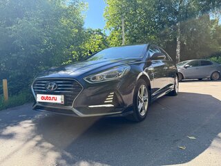 2018 Hyundai Sonata VII (LF) Рестайлинг, синий, 1390000 рублей, вид 1