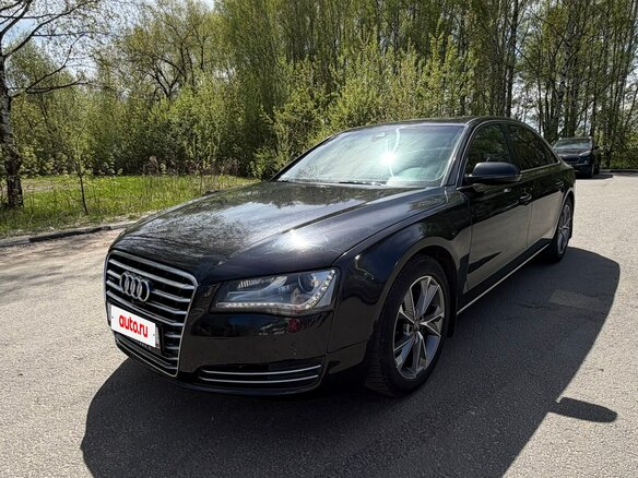 2011 Audi A8 Long III (D4), чёрный, 1220000 рублей