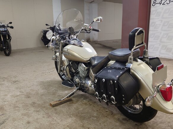 2008 Yamaha XVS400 Drag Star, бежевый, 395000 рублей - вид 7