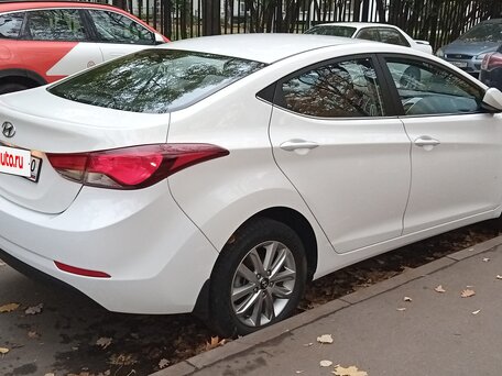 2014 Hyundai Elantra V (MD) Рестайлинг, белый, 1240900 рублей, вид 3