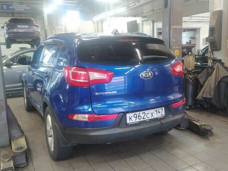 2010 Kia Sportage III, синий, 770000 рублей, вид 4