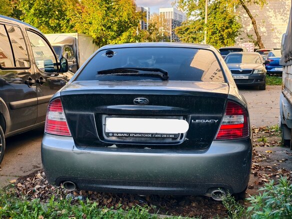 2005 Subaru Legacy IV, серебристый, 570000 рублей - вид 7