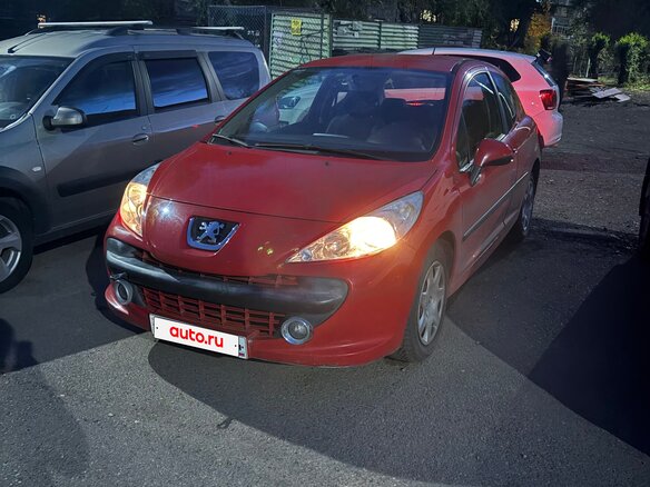 2009 Peugeot 207 I Рестайлинг, красный, 240000 рублей