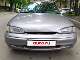 1996 Hyundai Accent I, серебристый, 120000 рублей, вид 2