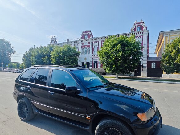 2002 BMW X5 3.0i I (E53), чёрный, 1070000 рублей - вид 5