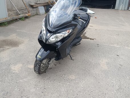 2007 Suzuki Burgman (SkyWave) 400, чёрный, 235000 рублей, вид 2