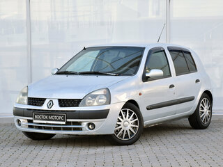 2002 Renault Clio II Рестайлинг, синий, 230000 рублей, вид 2