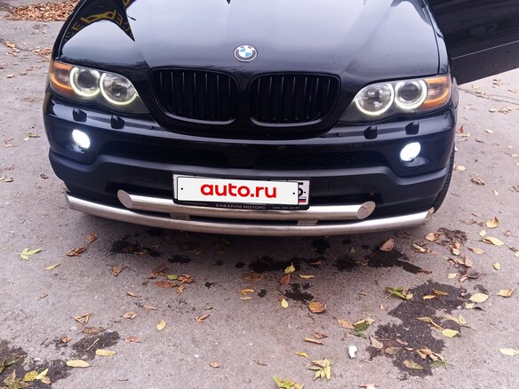 2005 BMW X5 3.0i I (E53) Рестайлинг, чёрный, 1350000 рублей - вид 1