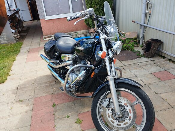 2004 Honda Shadow 750, зелёный, 430000 рублей - вид 6