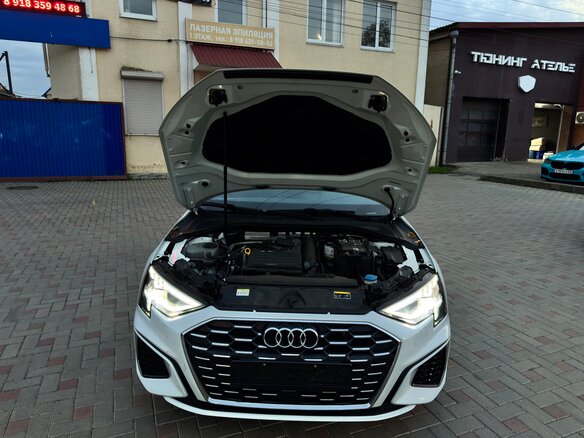 2023 Audi A3 Sportback 35 TFSI IV (8Y), белый, 2450000 рублей - вид 35