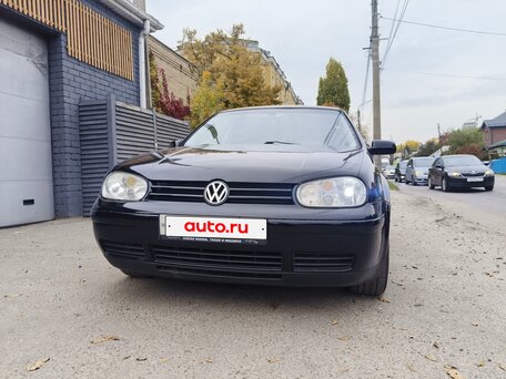 1998 Volkswagen Golf IV, чёрный, 410000 рублей, вид 1