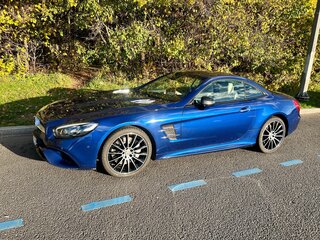 2016 Mercedes-Benz SL-Класс 400 VI (R231) Рестайлинг, синий, 7800000 рублей, вид 3