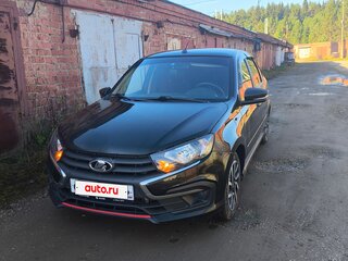 2022 Lada (ВАЗ) Granta Drive Active I Рестайлинг, чёрный, 780000 рублей, вид 3