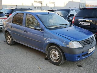 2007 Renault Logan I, синий, 249000 рублей, вид 1