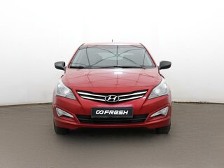2014 Hyundai Solaris I Рестайлинг, красный, 868000 рублей, вид 1