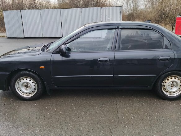 2008 Kia Spectra I Рестайлинг 2, чёрный - вид 9