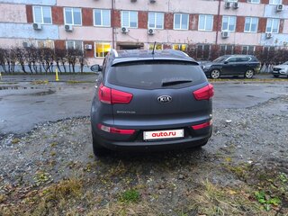2014 Kia Sportage III Рестайлинг, синий, 1300000 рублей, вид 3