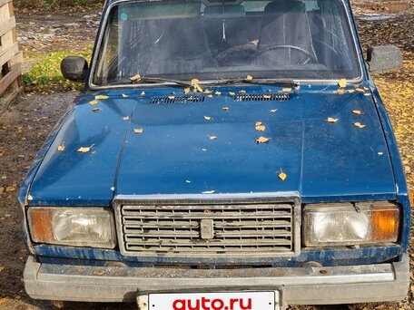 1992 Lada (ВАЗ) 2107, синий, 50000 рублей, вид 1