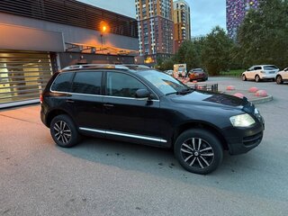 2006 Volkswagen Touareg I, чёрный, 685000 рублей, вид 4