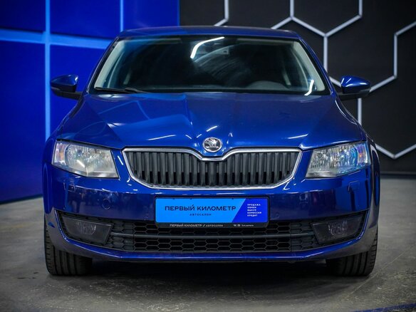 2015 Skoda Octavia III (A7), синий - вид 3