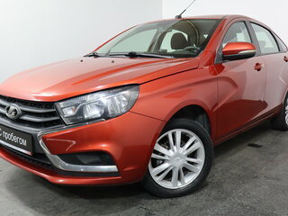 2017 Lada (ВАЗ) Vesta I, красный, 869000 рублей, вид 3