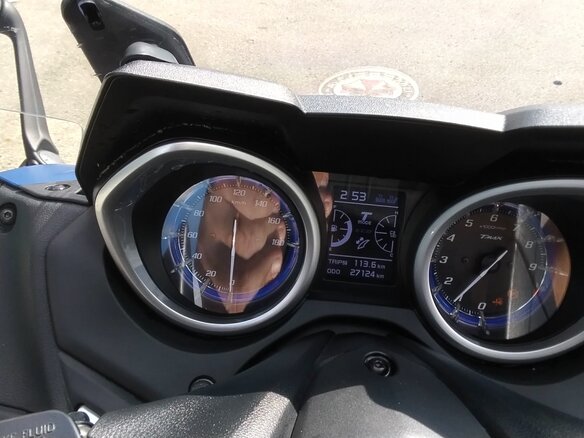 2018 Yamaha TMAX, синий, 760000 рублей - вид 4