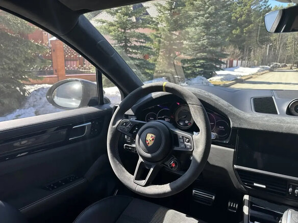 2021 Porsche Cayenne Turbo GT Coupé III, серый - вид 3