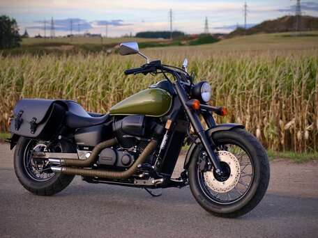 2022 Honda Shadow 750, чёрный, 820000 рублей, вид 1