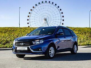 2021 Lada (ВАЗ) Vesta SW I, синий, 1150000 рублей, вид 1