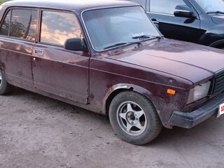 2006 Lada (ВАЗ) 2107, пурпурный, 130000 рублей, вид 2