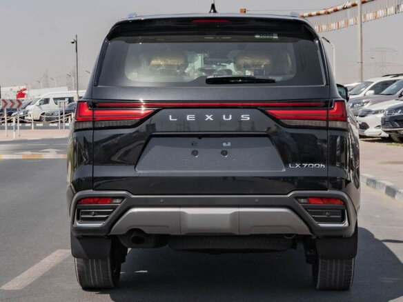2026 Lexus LX 700h IV, чёрный - вид 4