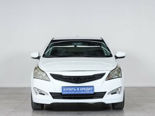 2015 Hyundai Solaris I Рестайлинг, белый, 899000 рублей, вид 2
