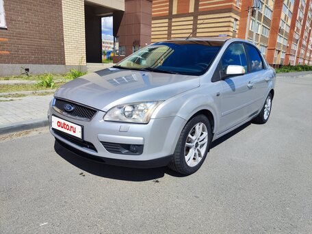 2007 Ford Focus II, серебристый, 350000 рублей, вид 1