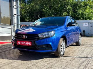 2021 Lada (ВАЗ) Vesta I, синий, 919000 рублей, вид 4