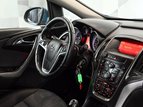 2013 Opel Astra J Рестайлинг, синий, 580000 рублей - вид 11