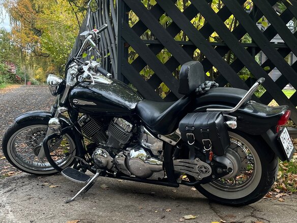 1996 Yamaha XVS400 Drag Star, чёрный, 360000 рублей - вид 7
